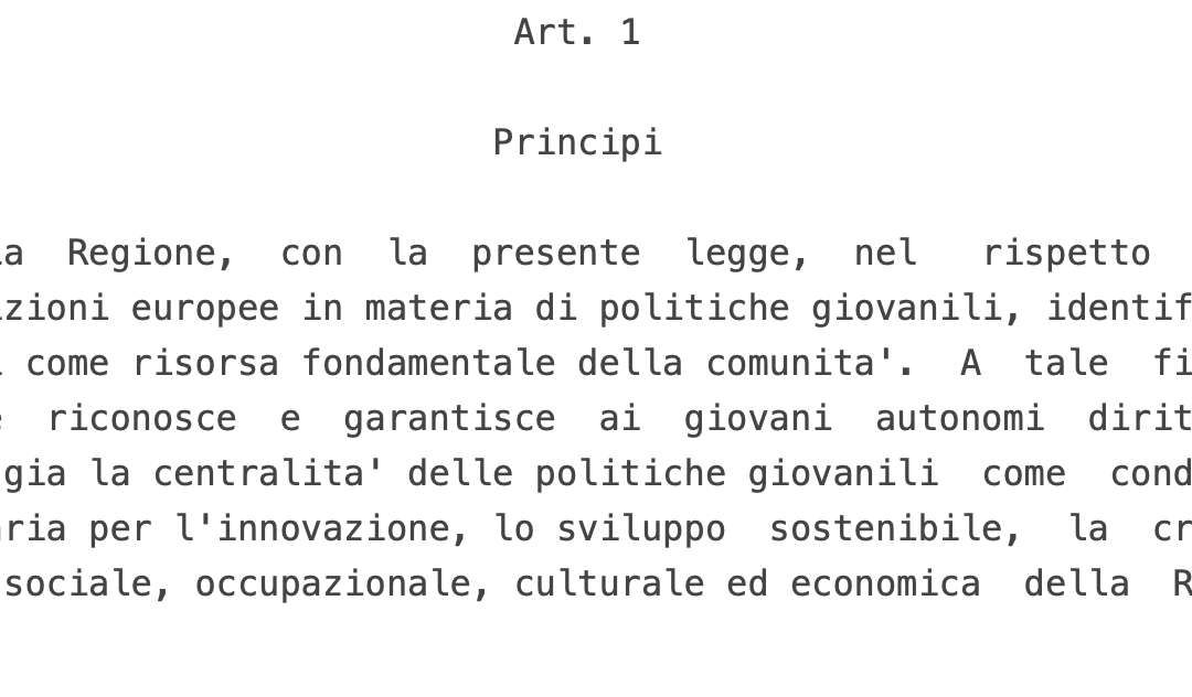 Regione Sicilia: c’è la legge sulle politiche giovanili